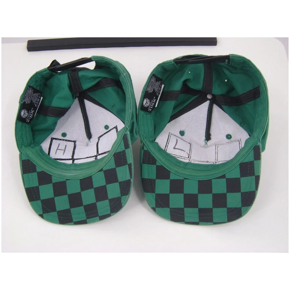 Jinx Minecraft Creeper Snapback Hat‎ Lot of 2 Green Jinx TNT Boys Adjustable